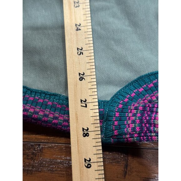 NEW Natural Life Boho Style Knit Top S/M Gray Pink Embroidered Sweatshirt - Picture 13 of 14